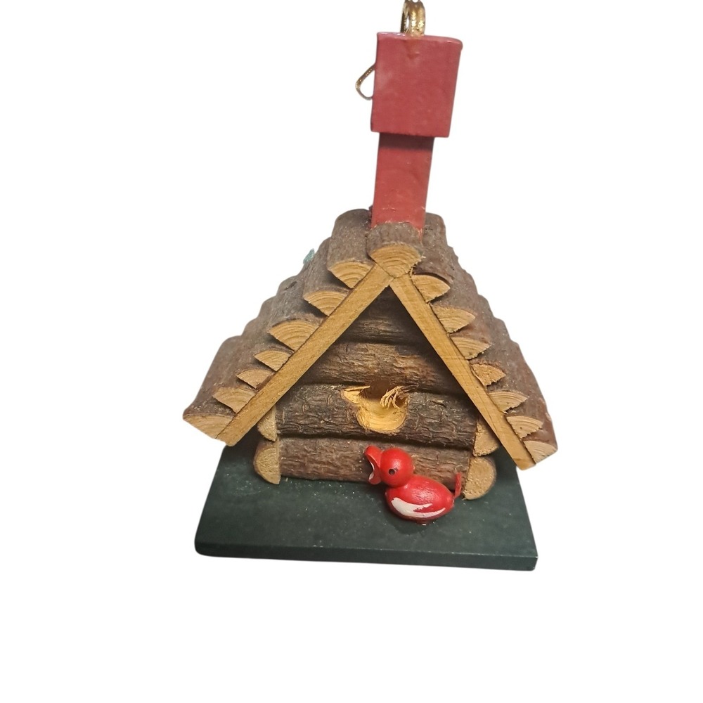 Bird House Ornaments Lot Of 3 - Picture 2 of 14